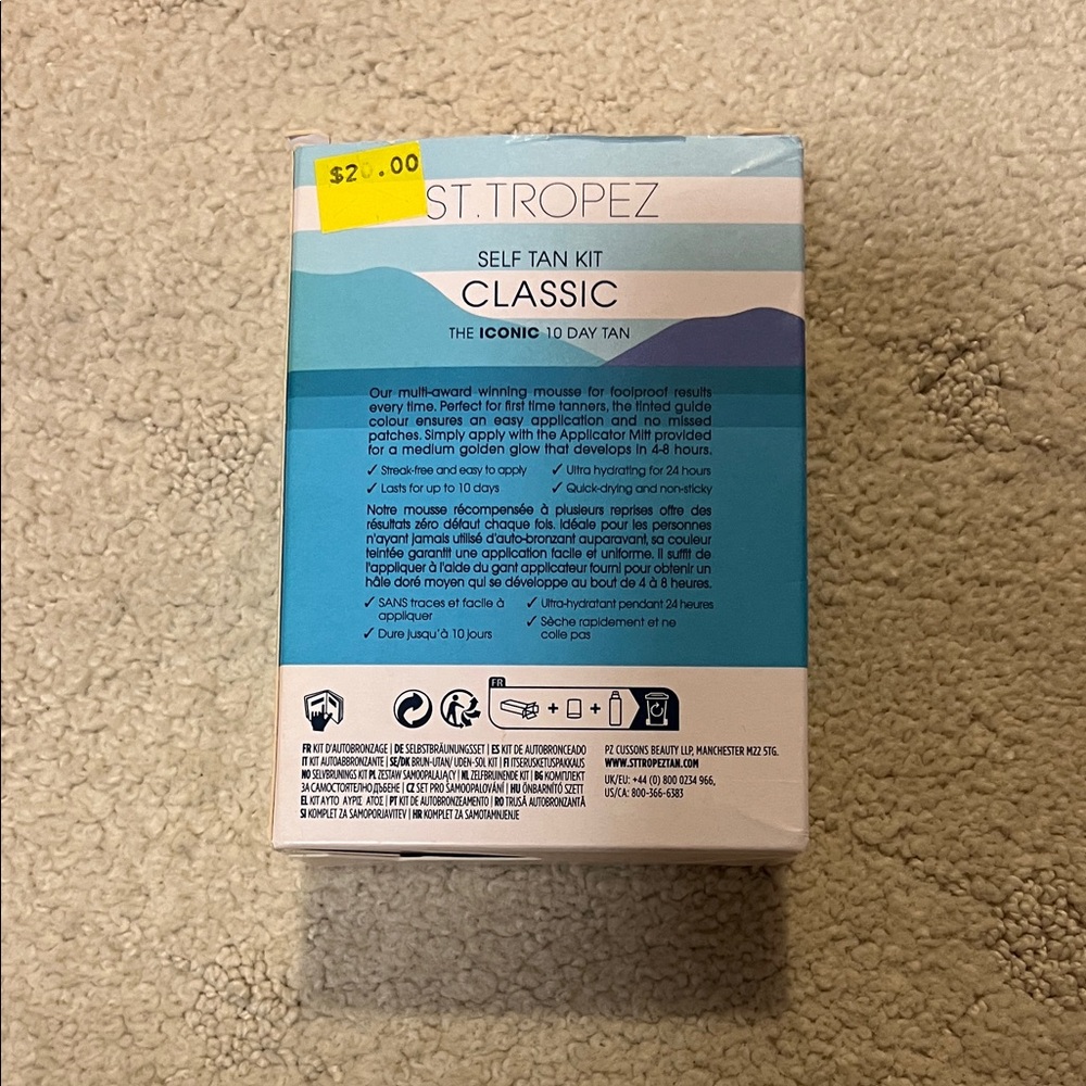 St. Tropez Classic Self Tan Kit with Blue Mitt - Picture 2 of 3
